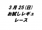 SSシリーズ　お試しレギュレース